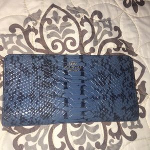 Coach Blue Wallet